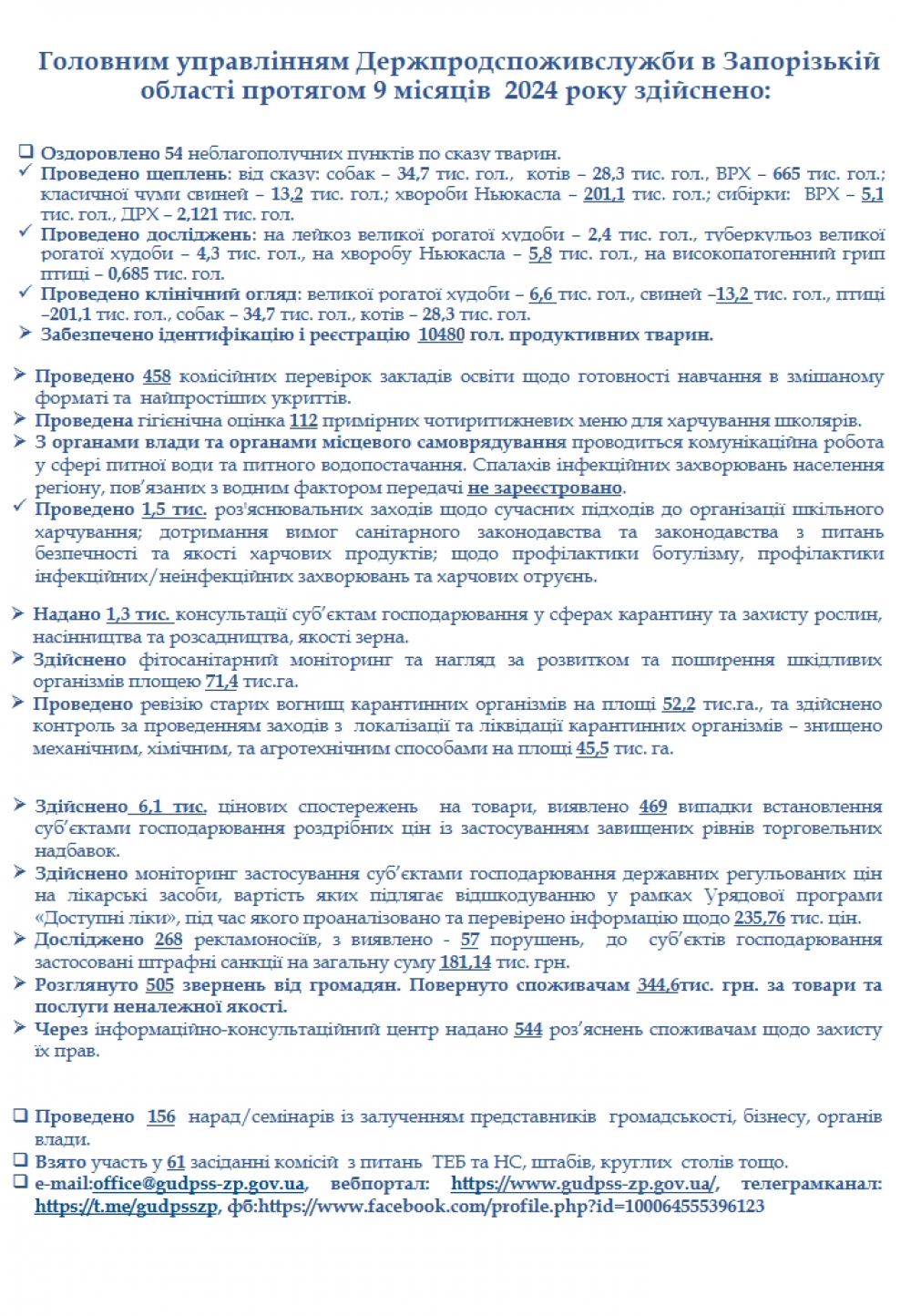 Головне управління Держпродспоживслужбив Запорізькій області